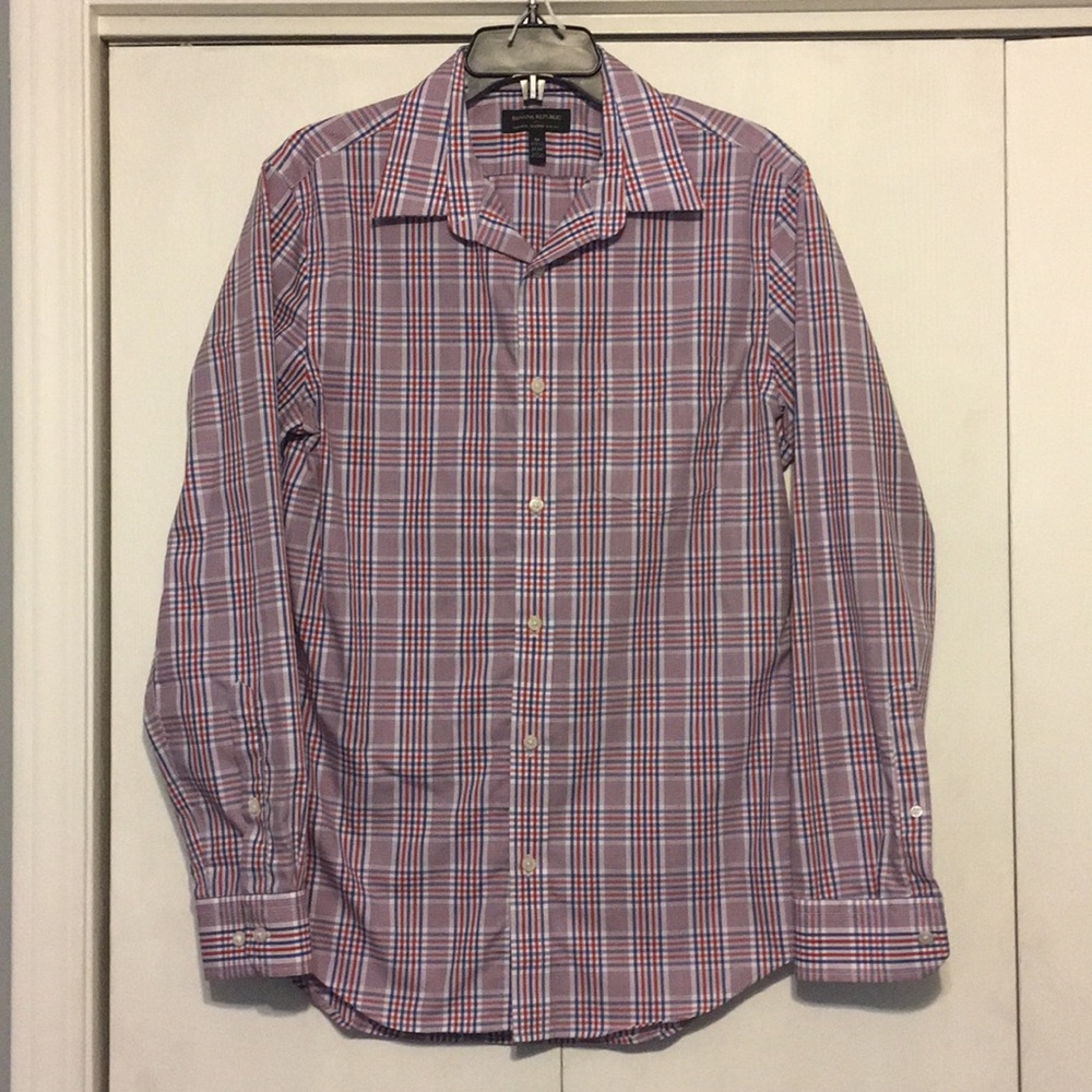 Banana Republic Button-up Long Sleeve Dress Shirt